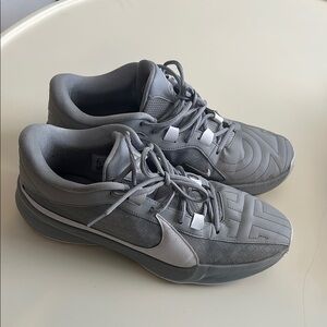 Nike Gray Athletic Shoes with Subtle Swoosh